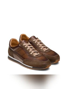 Magnanni Serrano Leather Sneakers Shoes Torba RETAIL $495 MADE IN PORTUGAL